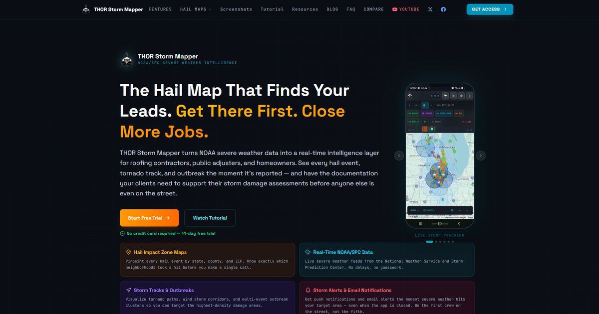 Rapid One Code Rapid City, SD Hail Map — Recent Hail Events & Damage Data | THOR